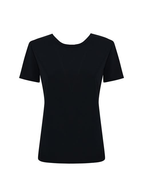 T-shirt Bugia in jersey blu MAX MARA LEISURE | 2426976017600003